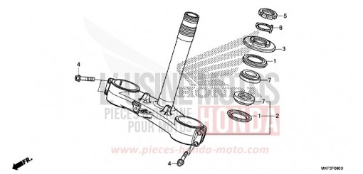 STEERING STEM CBR1000S1H de 2017